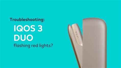 iqos 3 troubleshooting light.